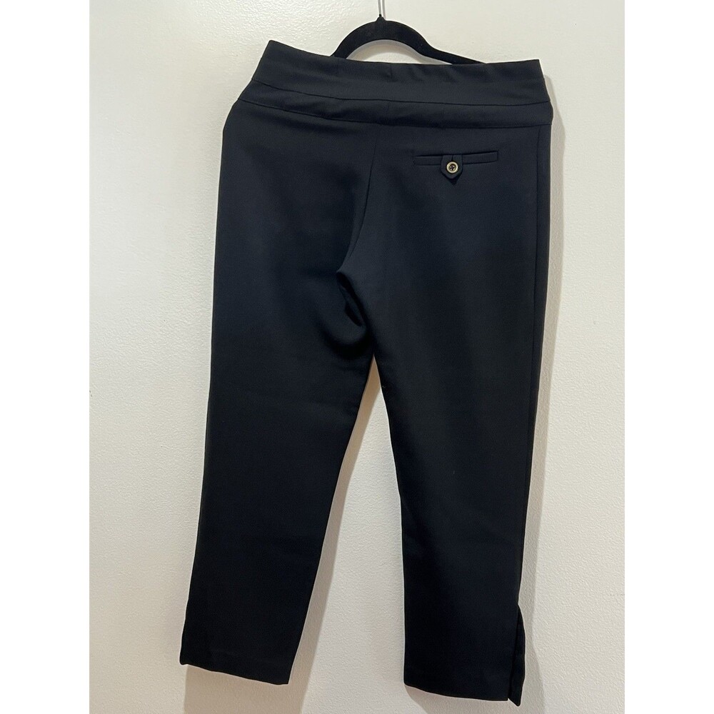 Maison Mayle  100% silk cropped utility pants black size 4